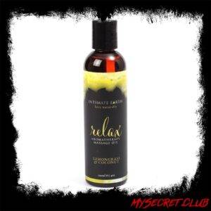 Intimate Earth Lemongrass and Coconut Massage Oil