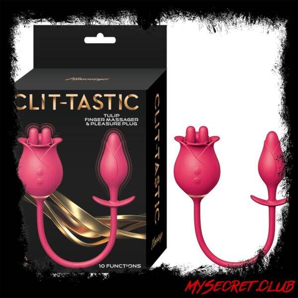 Clit-Tastic Tulip Finger Massager Pleasure Plug Set