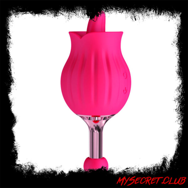 Clit-Tastic Rose Bud Dual Massager Rechargeable