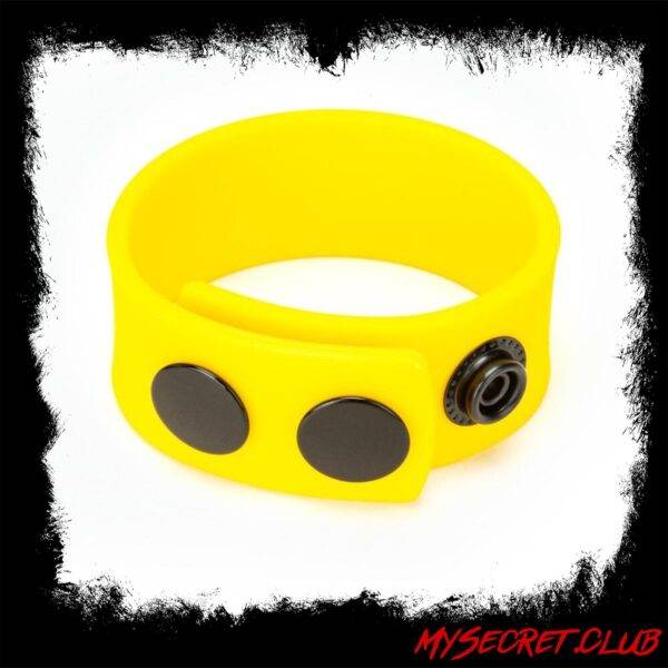 Me You Us Cock Strap Yellow Silicone