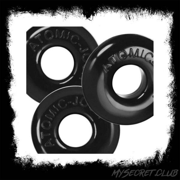 Oxballs Ringer Max Cockring 3 Pack Black