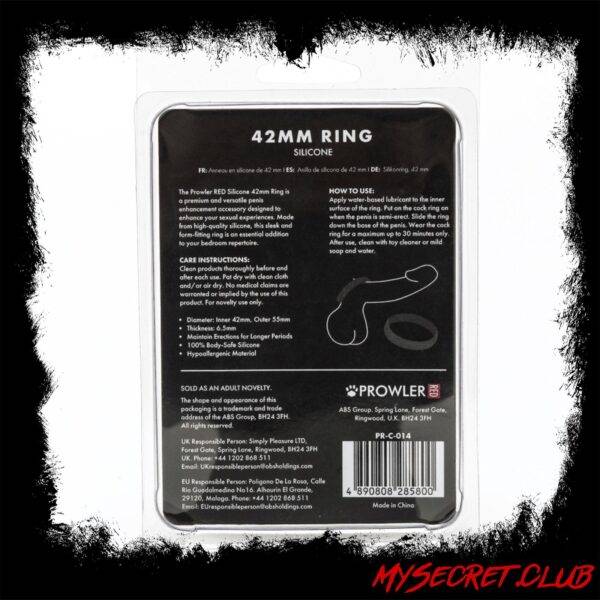 Prowler Red Silicone 42mm Ring