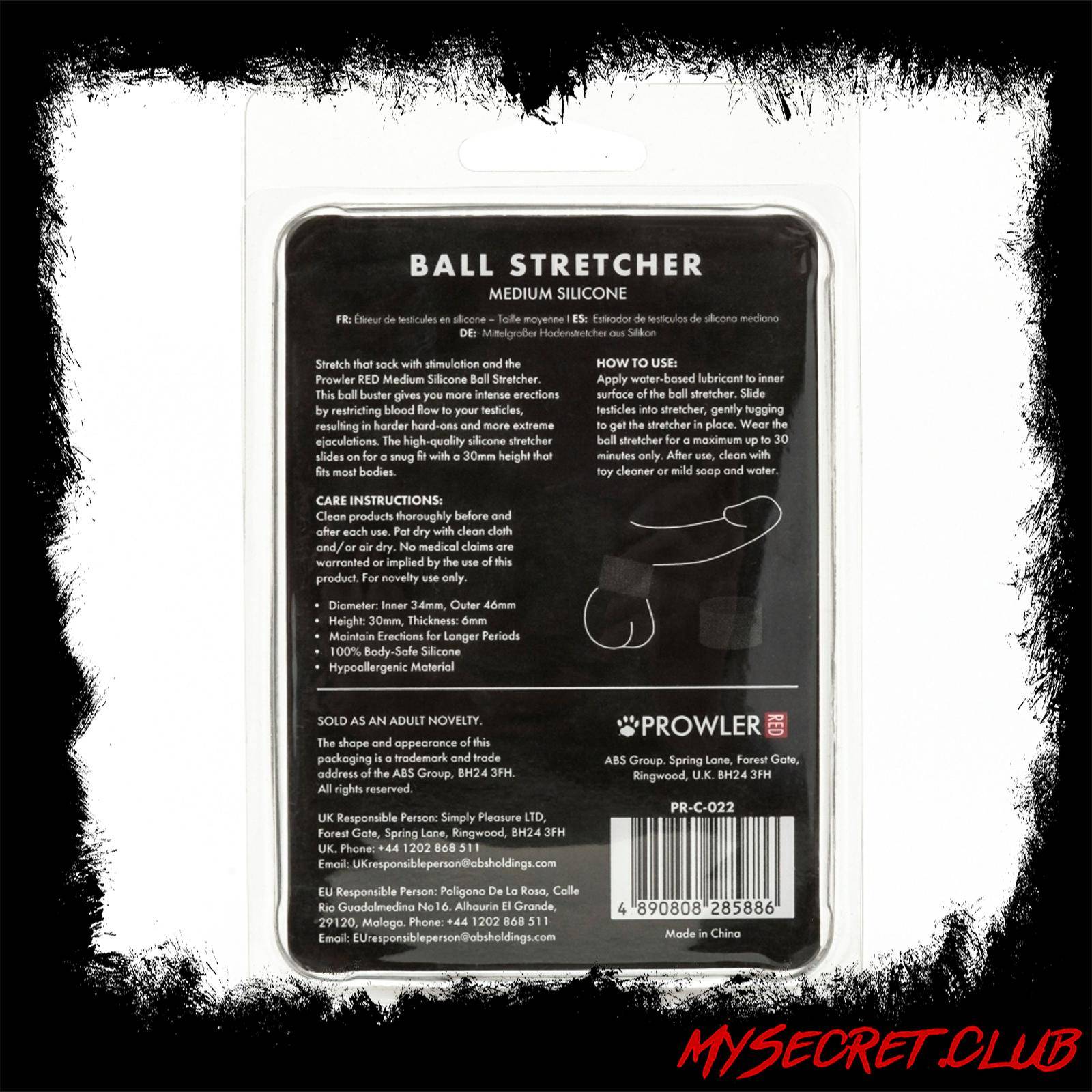 Prowler Red Medium Silicone Ball Stretcher