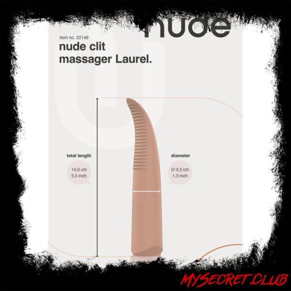 Nude Laurel Mini Travel Massager