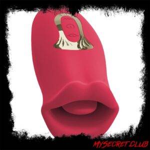 Oral Fun Moving Lips Tongue Vibrator