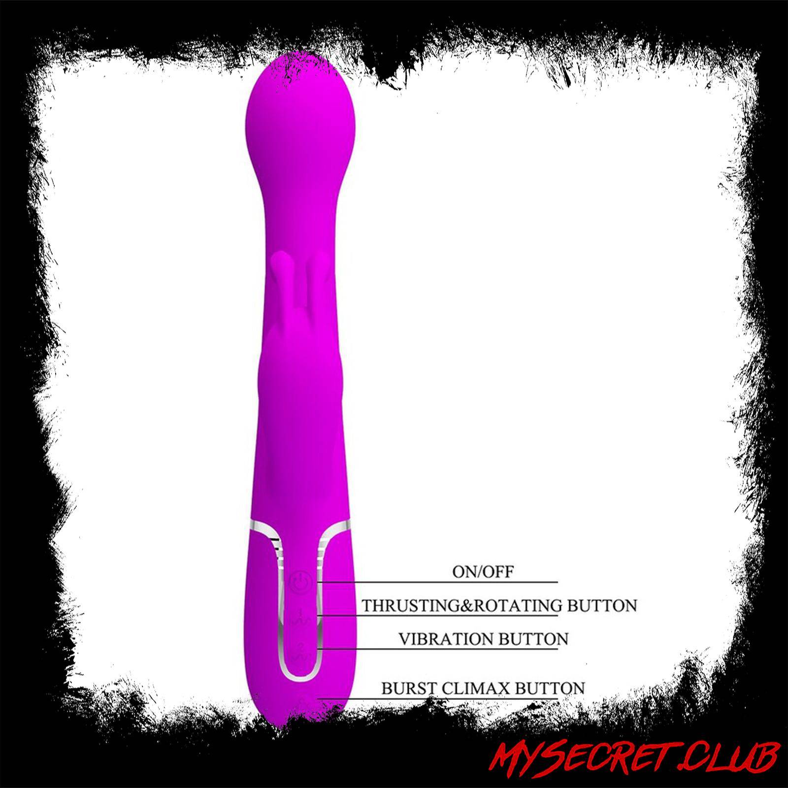 Pretty Love Dejon Rechargeable Rabbit Vibrator