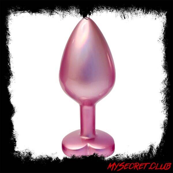 Gleaming Love Pearl Pink Butt Plug Medium
