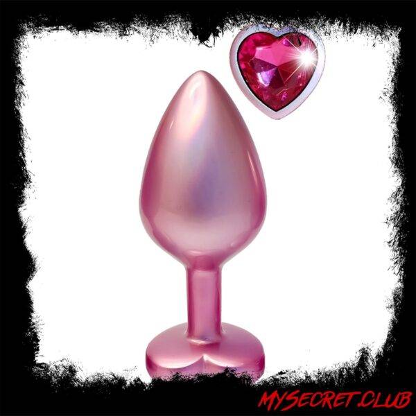 Gleaming Love Pearl Pink Butt Plug Medium