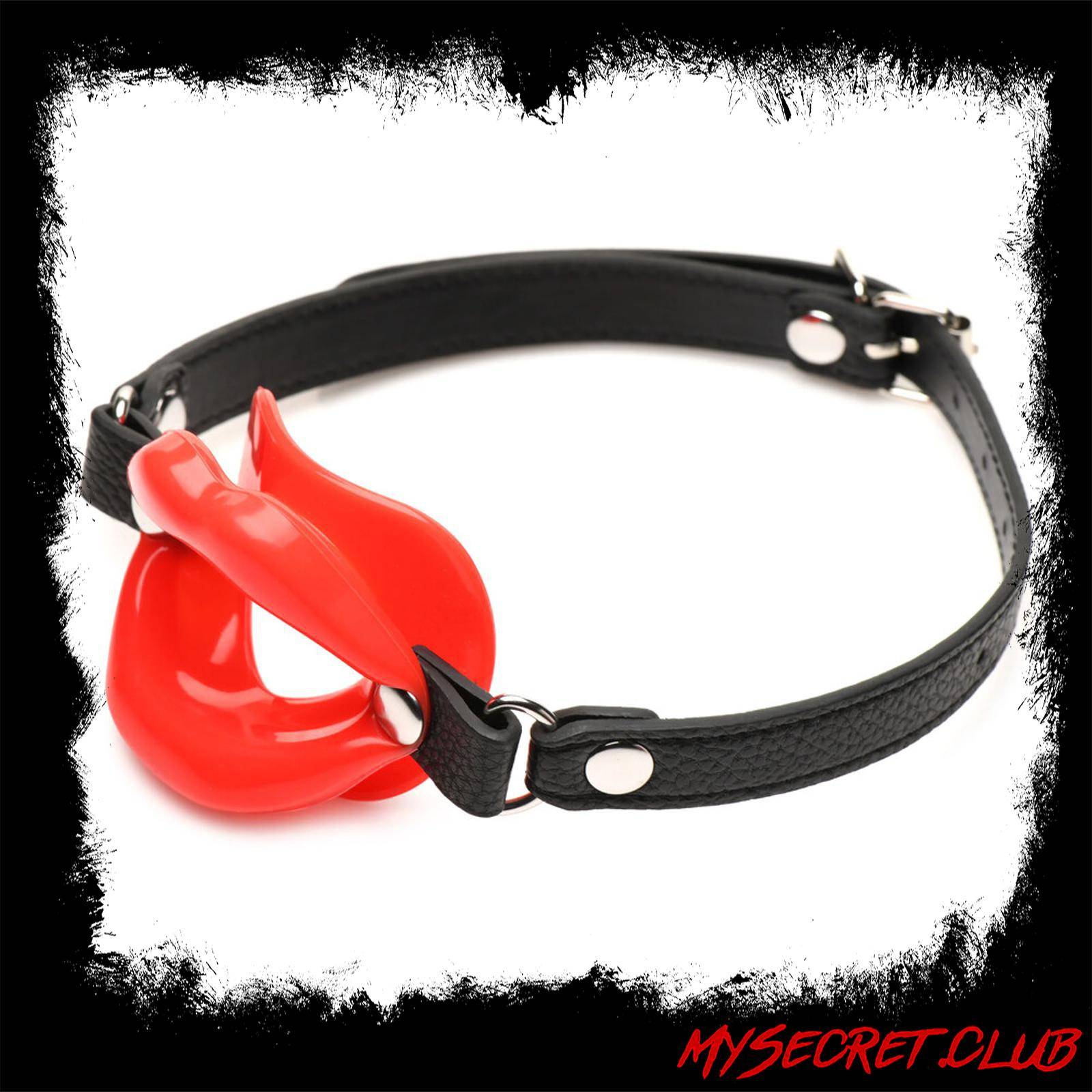 Juicy Lips Silicone Open Mouth Gag