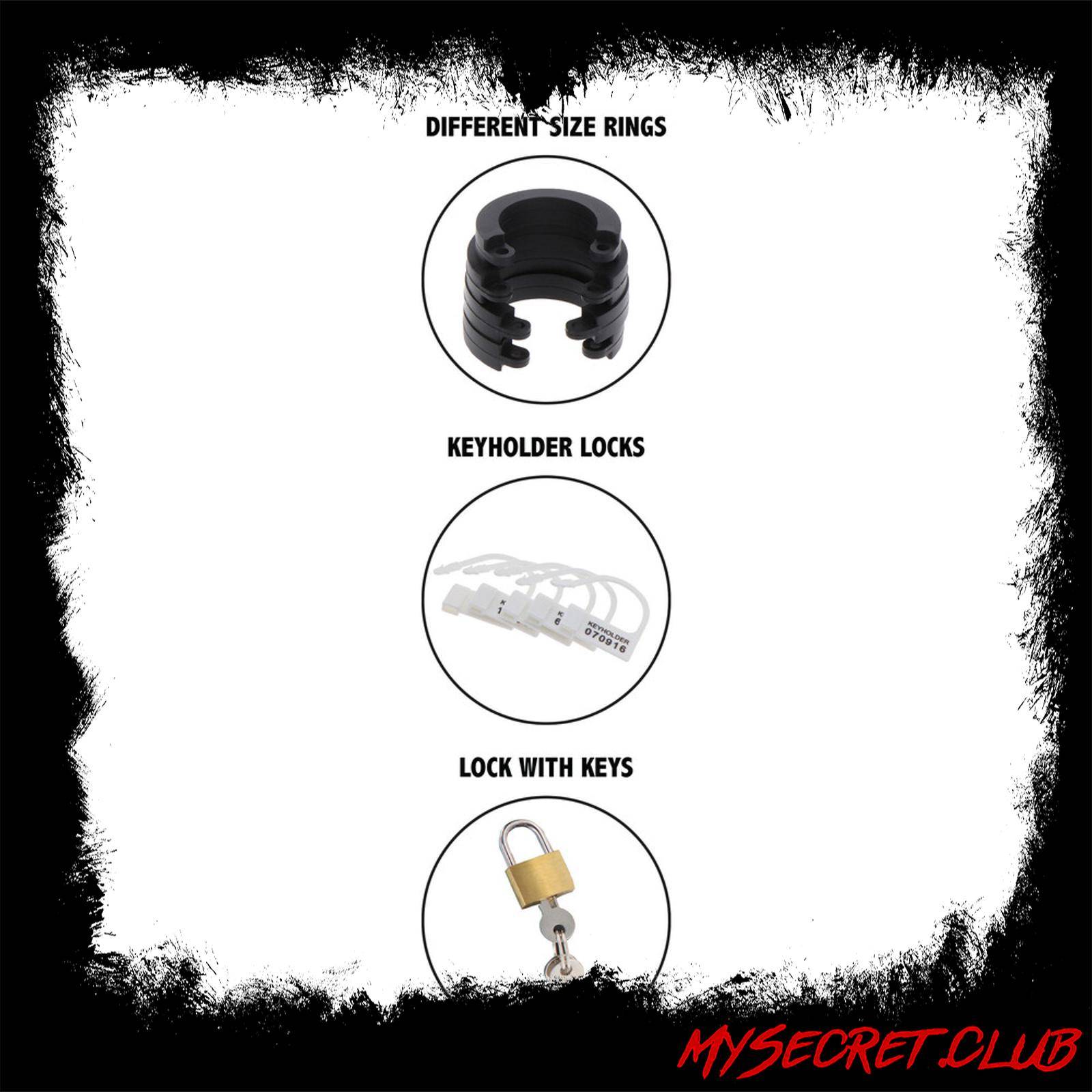 Hidden Desire Extreme Chastity Silicone Cock Cage Small