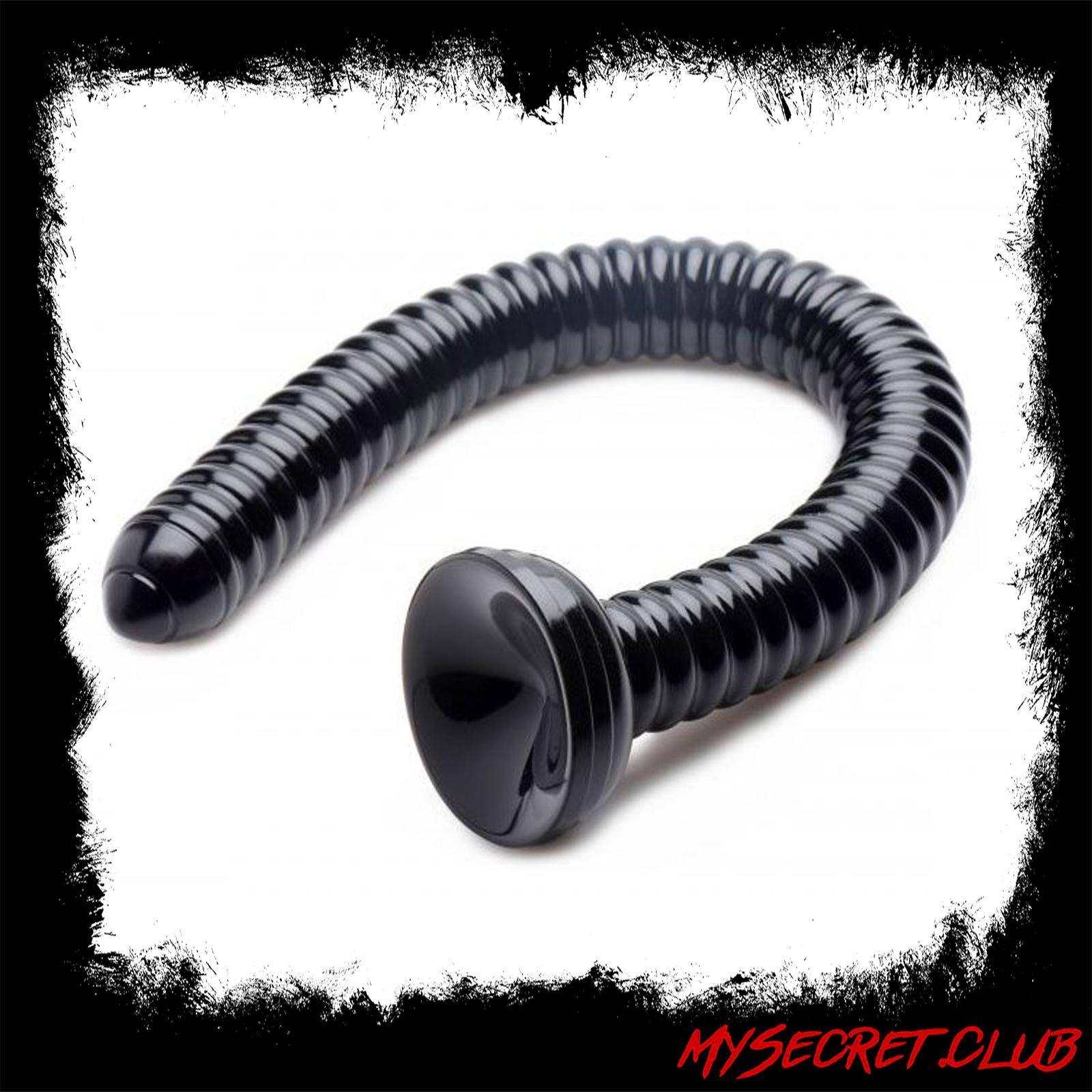 XR Hosed 19 Inch Ribbed Anal Snake Dildo