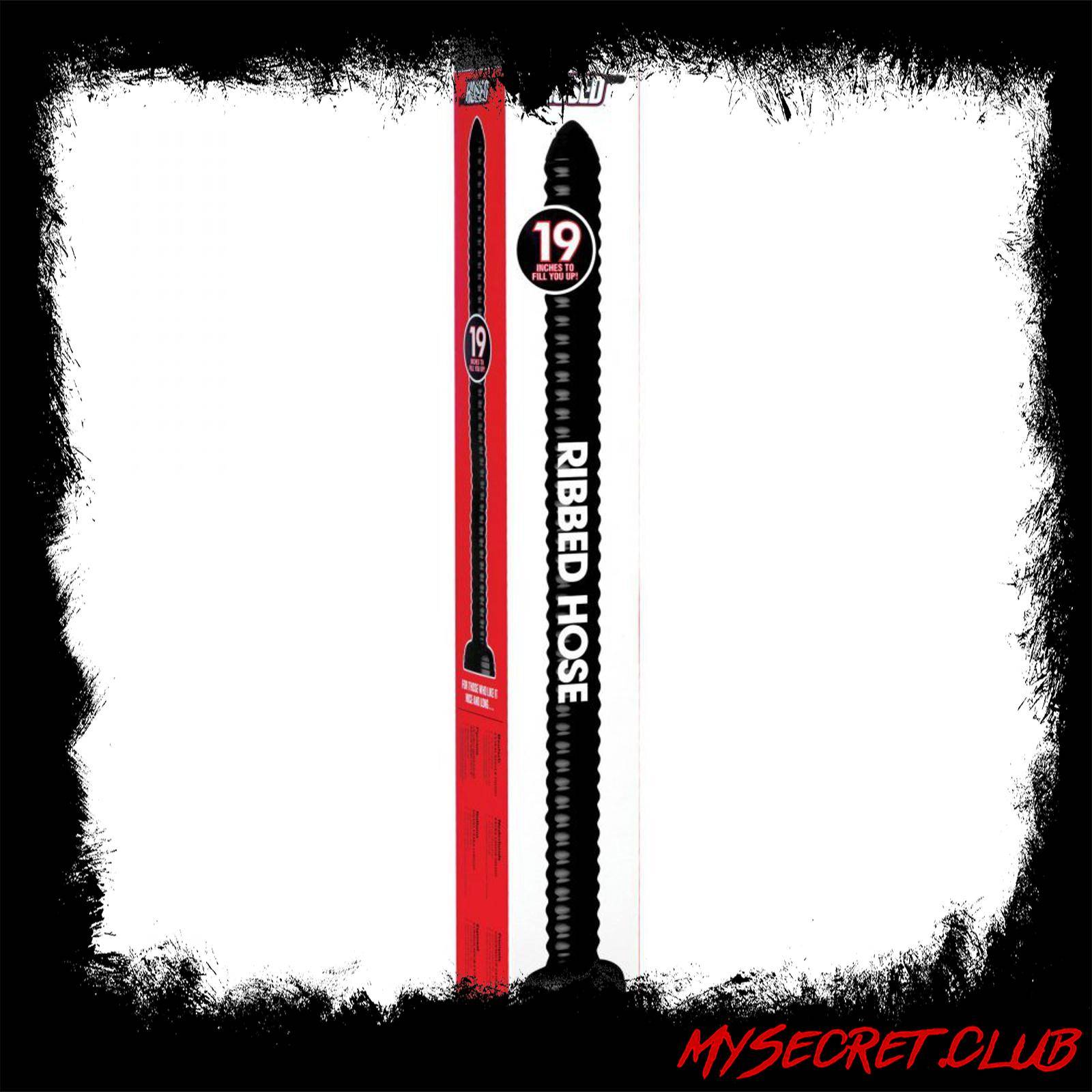 XR Hosed 19 Inch Ribbed Anal Snake Dildo