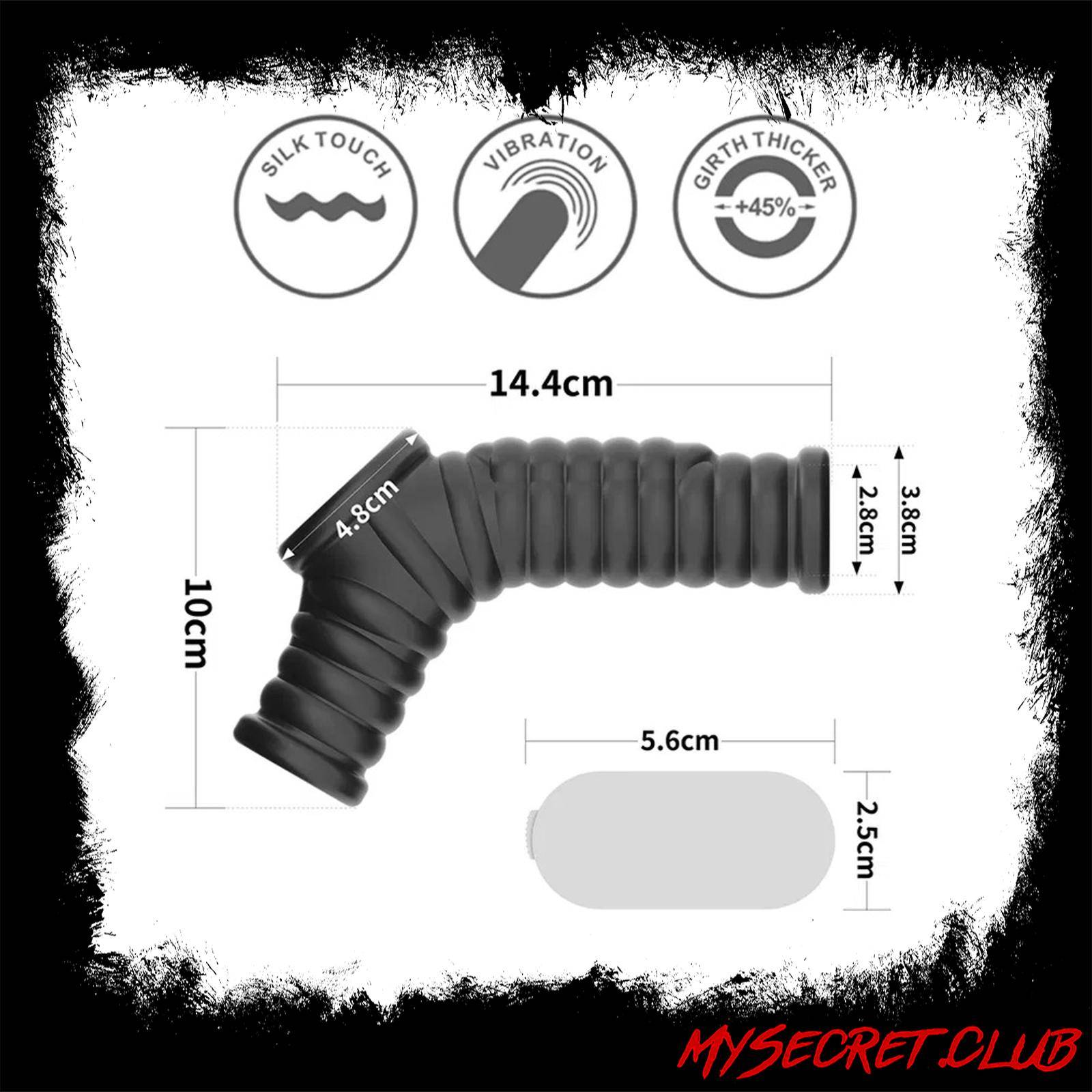 Lovetoy Wave Vibrating Penis Scrotum Sleeve