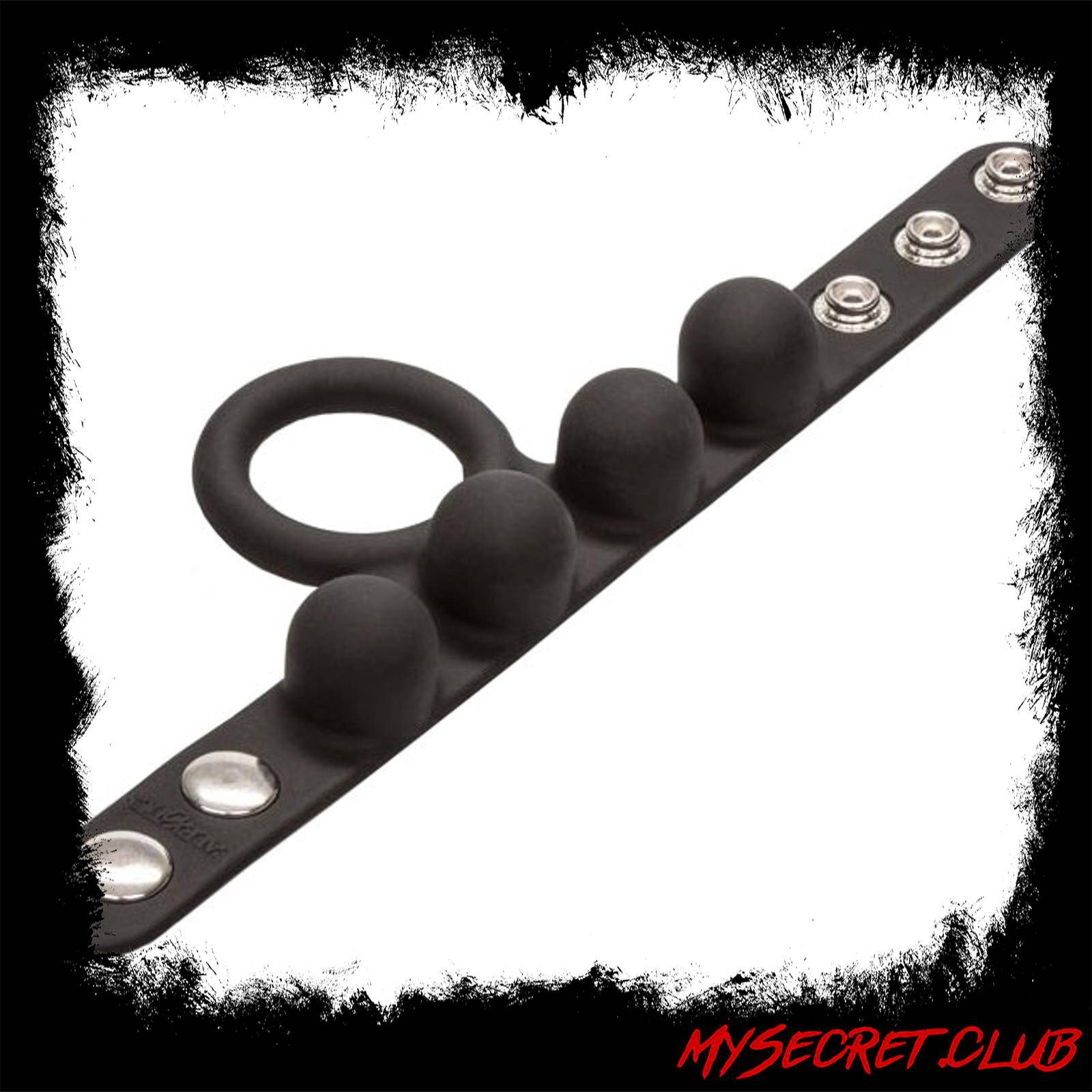 Medium Weighted Penis Ring and Ball Stretcher
