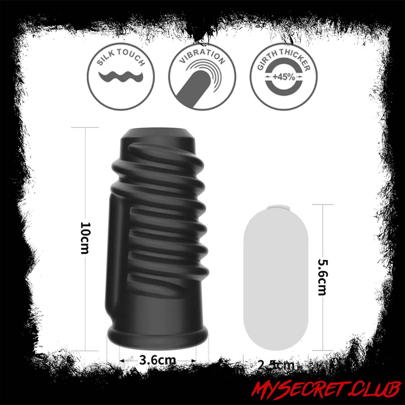 Lovetoy Spiral Vibrating Penis Sleeve